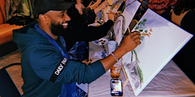 Imagem principal de Boozy Brushes, Hip-Hop Sip and Paint Party! Glasgow