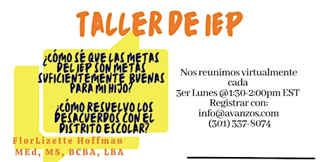 2024 IEP Taller- Preguntas/Respuestas