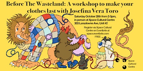 Imagem principal do evento Before The Wasteland: A workshop to make your clothes last