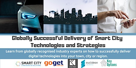 Imagem principal do evento Globally Successful Delivery of Smart City Technologies and Strategies
