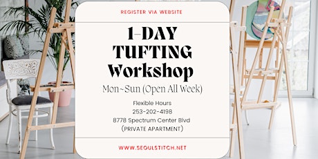 1-Day Rug Tufting Workshop - San Diego Art Event