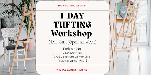 1-Day Rug Tufting Workshop - San Diego Art Event primary image