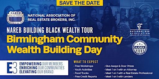 Hauptbild für NAREB’s Building Black Wealth Tour Birmingham