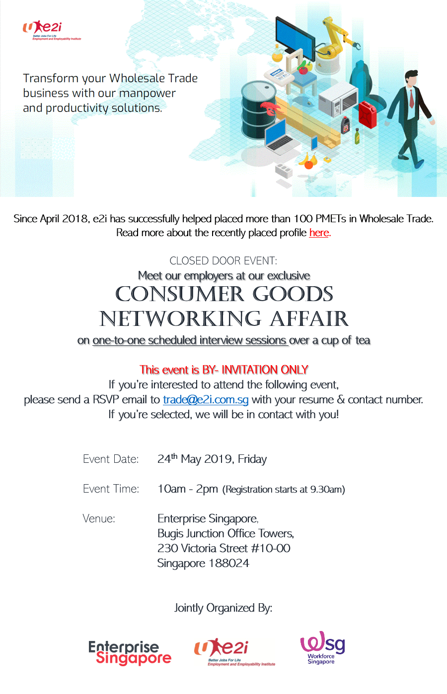 Trade in Style: Networking Event for Consumer Goods Industry