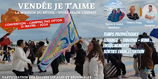 Primaire afbeelding van CONVENTION  - VENDEE JE T'AIME - DU 13 AU 18 AVRIL "AU PAS OPTON"