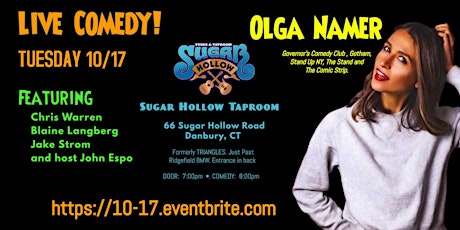 Comedy Night at Sugar Hollow with Olga Namer primary image