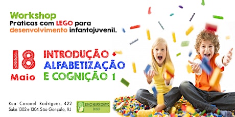 Imagem principal do evento Workshop práticas com Lego para Alfabetização