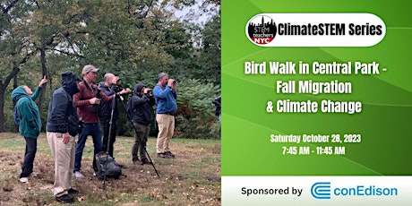 Fall Bird Walk in Central Park - Migration & Climate Change primary image