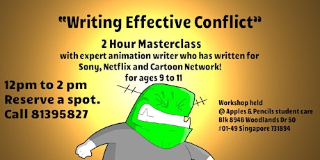 Kids Writing Masterclass - "Writing Effective Conflict" primary image