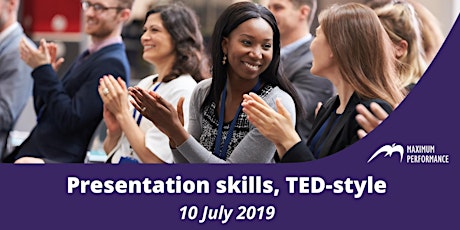 Presentation skills, TED-style (10 July 2019) primary image