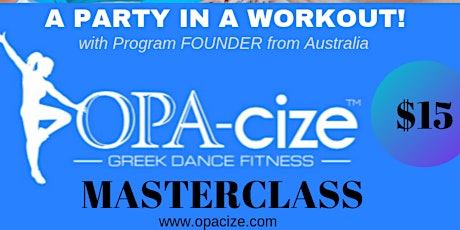 MASTERCLASS OPAcize Dance Fitness Event - with Program Founder primary image