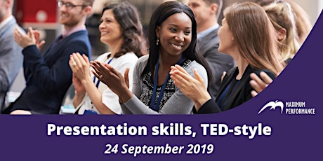 Presentation skills, TED-style (24 September 2019) primary image