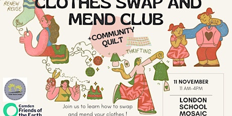 Clothes Swap and Mend Club primary image