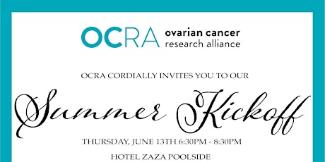 Ovarian Cancer Research Alliance Summer Kickoff primary image
