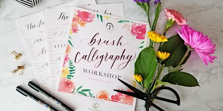 Blooms & Lettering:  Intro to Floral Arrangements & Brush Pen Calligraphy