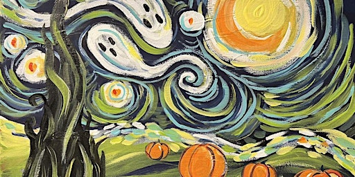 CORK & CANVAS - Adult Paint Nite - free appetizers - BYOB primary image