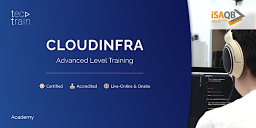 Hauptbild für iSAQB CLOUDINFRA - Advanced Level Training 05-07 Juni 2024 Live-Online