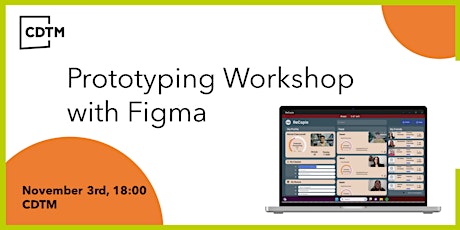 Immagine principale di CDTM Digital Prototyping Workshop with Figma 