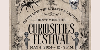 Imagem principal do evento CURIOSITIES FESTIVAL