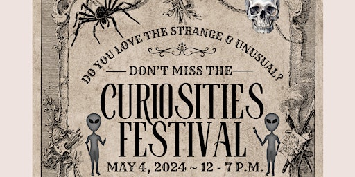 Imagem principal do evento CURIOSITIES FESTIVAL