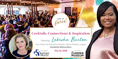 She Is Fierce! Live featuring PAL Executive Director Lakesha Burton: Cocktails, Connections & Inspiration primary image