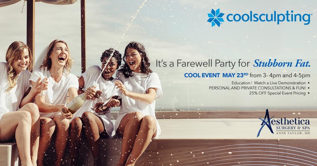 Wine Cheese and Freeze -Cool Event at Aesthetica Surgery & Spa - 25% OFF CoolSculpting