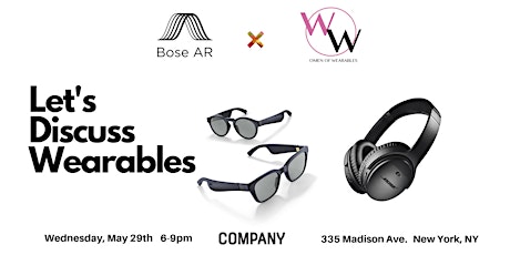 Bose AR x WOW- Let's Discuss Wearables primary image