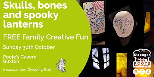 Skull Lanterns and Spooky Trees  – A free, family creative session primary image
