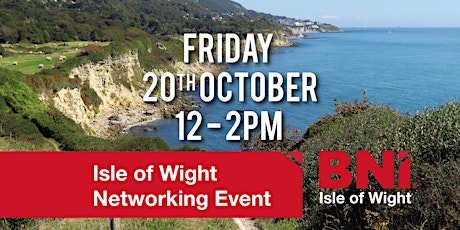 Imagen principal de Free business networking and information event - BNI Isle of Wight