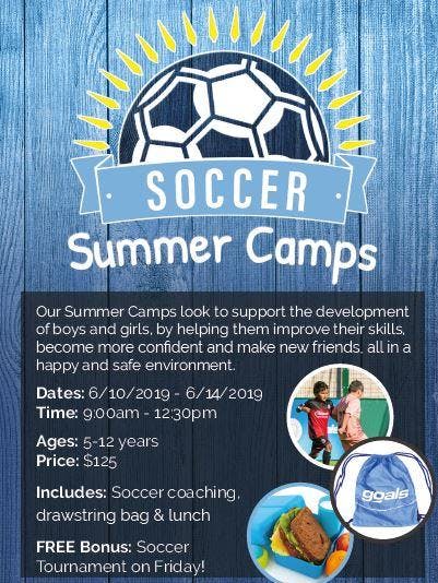 Soccer Summer Camp - Goals Soccer Center Rancho Cucamonga