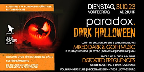 Hauptbild für paradox. - Dark Halloween Party 2023 - Mixed Dark
