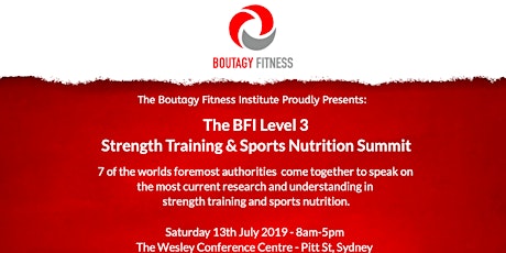 BFI Level 3: Strength Training & Sports Nutrition Summit primary image