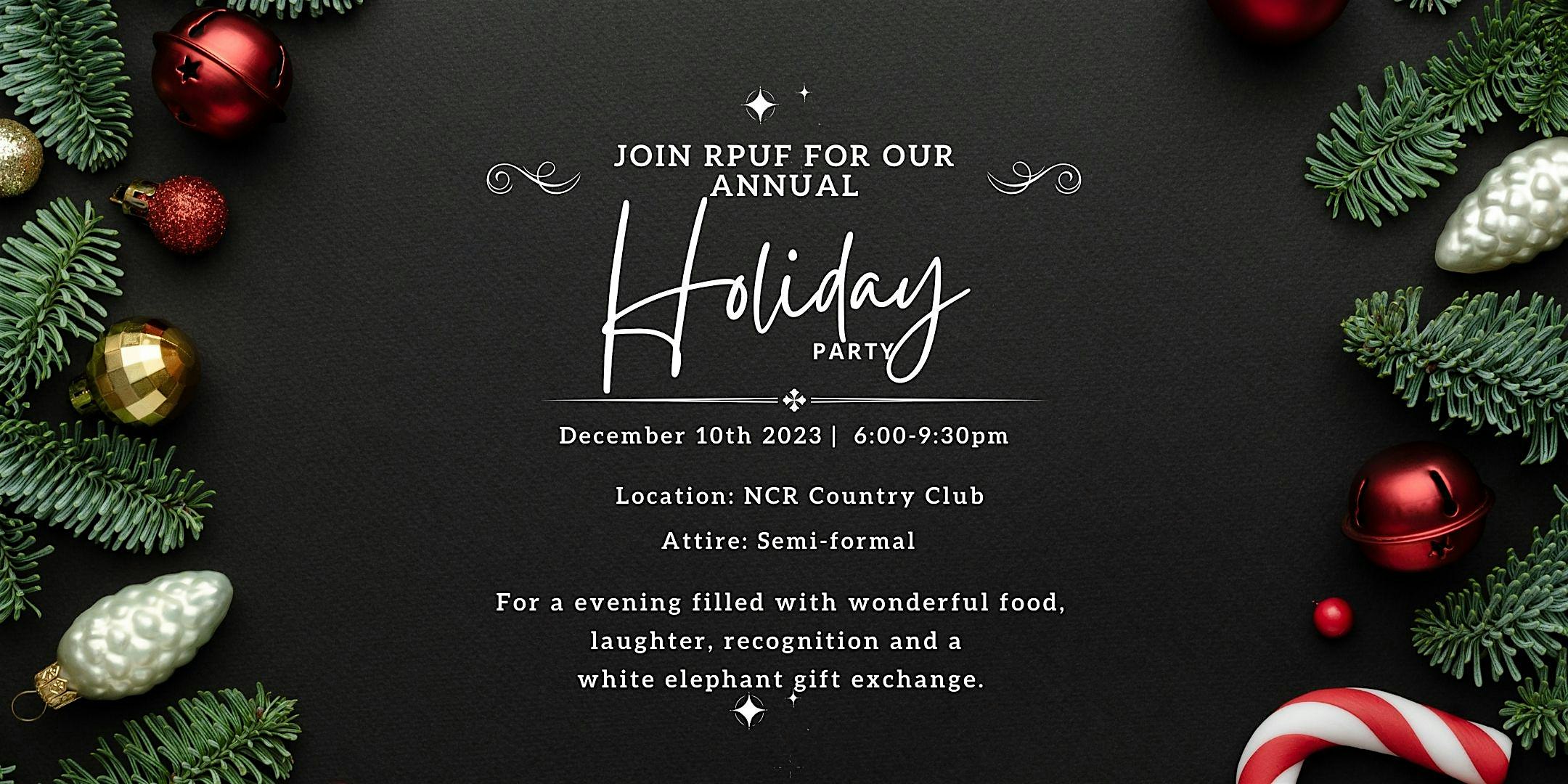 RPUF Annual Holiday Party