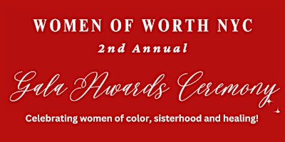 Imagem principal do evento Women of Worth NYC Gala