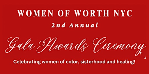 Primaire afbeelding van Women of Worth NYC Gala