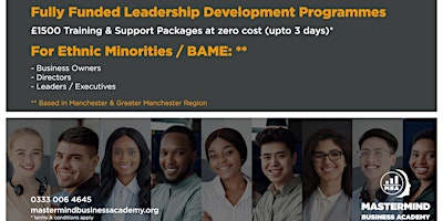 Imagem principal do evento Fully Funded Leadership Development Programmes for Ethnic Minorities / BAME