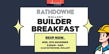 Primaire afbeelding van Rathdowne, Builder Breakfast & Briefing.