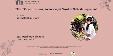 Hauptbild für “Teal” Organizations, Sociocracy & Worker Self-Management