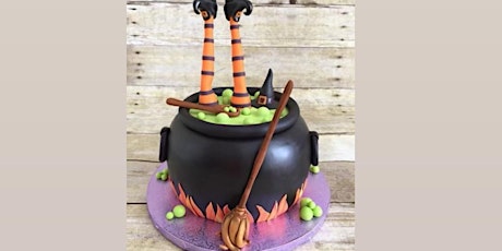 Adults - Halloween Cauldron cake decorating class primary image