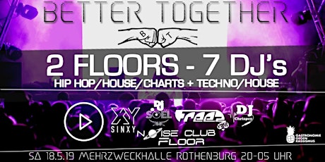 Hauptbild für Better together // Indoor Musik Event // Rothenburg ob der Tauber