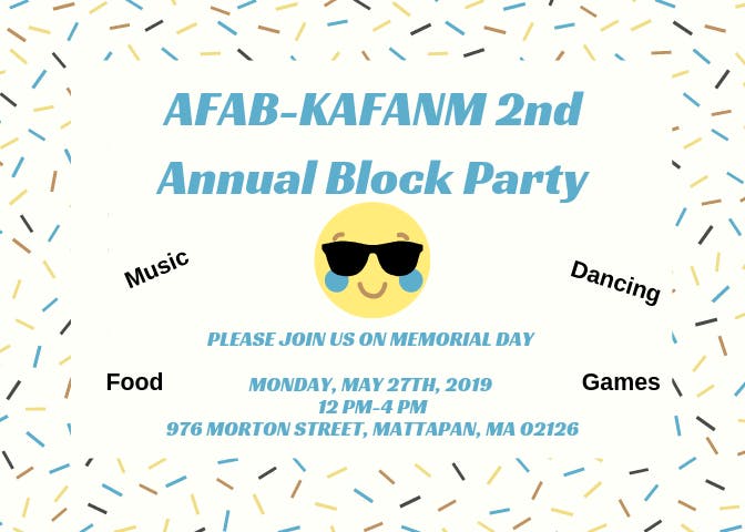 Association of Haitian Women 2nd Annual Block Party