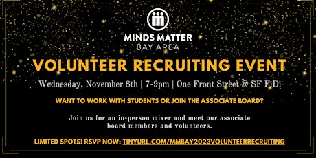 Imagen principal de Minds Matter Bay Area: Volunteer Info Session