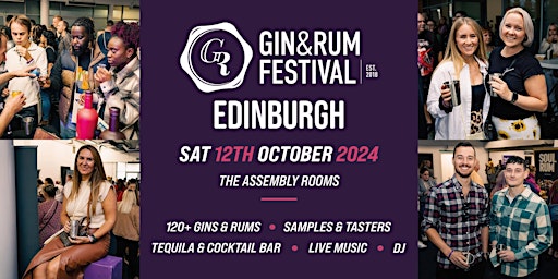 Image principale de Gin & Rum Festival - Edinburgh - 2024