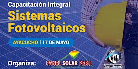Imagen principal de Capacitacion Integral Solar Fotovoltaica Ayacucho 17 de Mayo 2019
