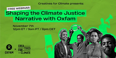 Shaping the Climate Justice Narrative with Oxfam primary image