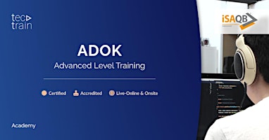 Hauptbild für iSAQB ADOK-Architekturdokumentation Training 26-27 Sep / Live-Online