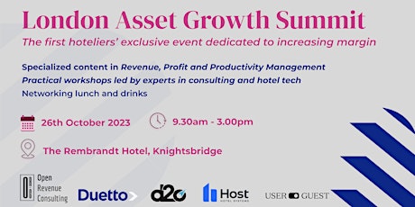 Hauptbild für London Asset Growth Summit