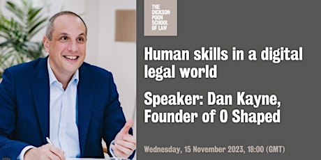 Human skills in a digital legal world primary image