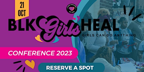 "Girls Can Do Anything!" Black Girls Heal primary image