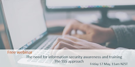 FREE WEBINAR - The need for information security awareness and training primary image